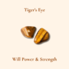 White Tiger's Eye stone for meditation and spiritual healing.
