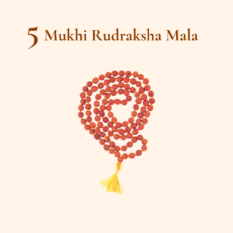 5 Mukhi Rudraksha Mala